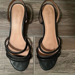 Madewell Black Sandals size 9